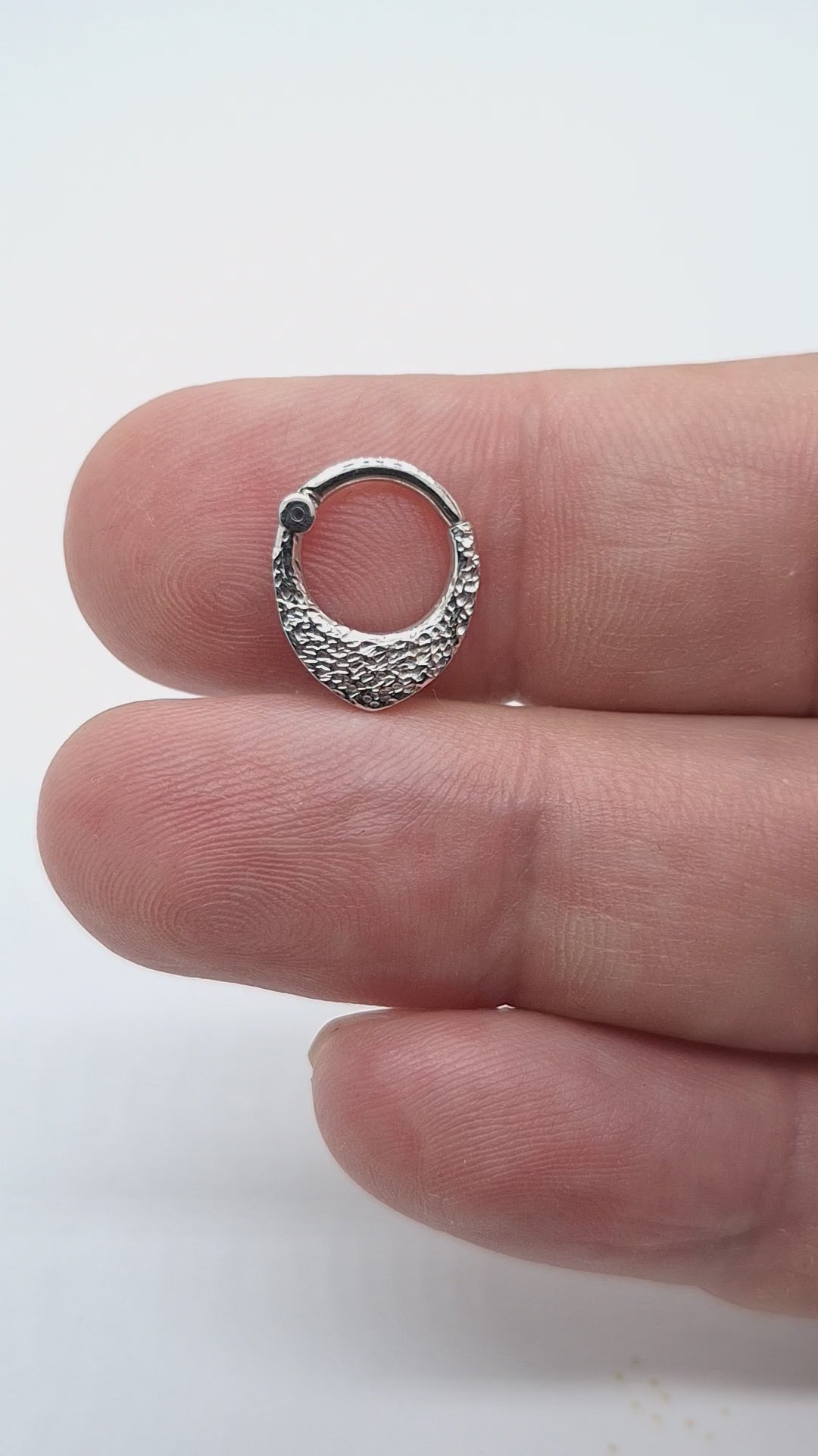 Hammered Moon Piercing