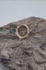 14K Gold Textured Clicker Ring | 8mm Inner Diameter | 16G Thickness | Septum or Daith Piercing | Natural Wood Grain