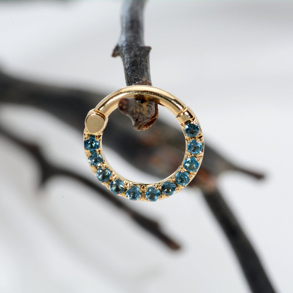 Topaz Blue London Piercing