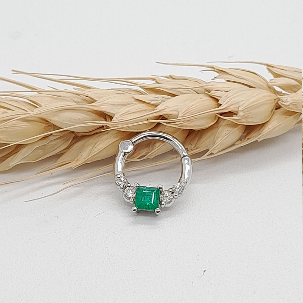 Emerald Septum Jewelry