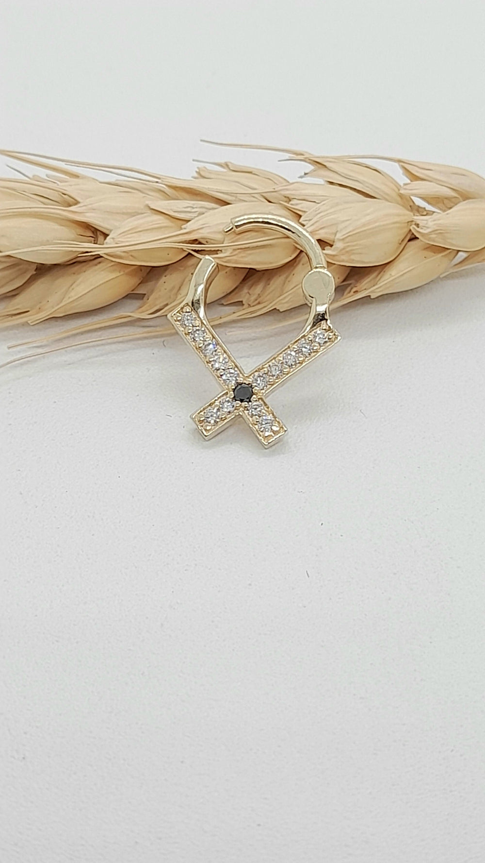 X Cross Piercing Jewelry